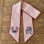 Patriotic Wreath Sash 54x5 Inch, America Wreath Sash for Front Door, Personalized Embroidered Monogram Sash, Independence Day Front Door Decor, US Flag with Bow Wreath Sashes