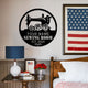 MeMate Metal Sewing Room Sign 5 Sizes for Home Decor, Quilting Room Decoration, Personalized Sewing Room Door Signs, Custom Sewing Room Décor for Women, Retro Style Craft Room, Vintage Plaque for Sewing Room