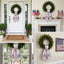 Personalized Embroidered American Flag Wreath Sash, Custom Monogram Door Sash, Monogram 4th of July Wreath Sash, American Flag Door Decor, 54x5 inches Sash
