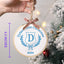 MeMate EMBROIDERED Christmas Baby Ornaments, DIY First Christmas Ornament, Personalized Christmas Ornament, Hand Made Ornament with BOW, Personalized Baby Ornament 2024, Christmas Tree Décor, New Baby Gift