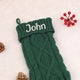 MeMate Christmas Stockings 2024, Embroidered Christmas Stocking, Personalized Christmas Stocking with Name, Custom Knitted Stockings, Family Christmas Stockings, Holiday Stockings