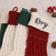 MeMate Christmas Stockings 2024, Personalized Embroidered Christmas Stocking, Knitted Family Stockings, Custom Xmas Stocking with Name, Holiday Stockings, Christmas, Christmas Decoration