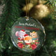 MeMate Baby's First Christmas Ornament 2024, Personalized Baby Ornaments with Name, Baby Ornament for Boys Girls, Christmas Baby Keepsakes for Newborn Infant Son Daughter