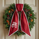 Personalized Christmas Wreath Sash, Custom Monogram Embroidery, 54x5 in - Xmas 08 — photo 4