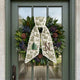 Personalized Christmas Wreath Sash, Custom Monogram Embroidery, 54x5 in - Pine Tree — photo 7