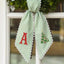 Personalized Christmas Wreath Sash, Custom Monogram Embroidery, 54x5 in - Ribbon & Christmas Tree — photo 5
