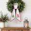 Personalized Christmas Wreath Sash, Custom Monogram Embroidery, 54x5 in - Ribbon & Christmas Tree — photo 7