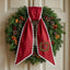 Personalized Christmas Wreath Sash, Custom Monogram Embroidery, 54x5 in - Xmas 12 — photo 2