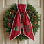 Personalized Christmas Wreath Sash, Custom Monogram Embroidery, 54x5 in - Pine Tree — photo 2