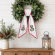 Personalized Christmas Wreath Sash, Custom Monogram Embroidery, 54x5 in - Xmas 05 — photo 7