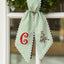 Personalized Christmas Wreath Sash, Custom Monogram Embroidery, 54x5 in - Xmas 05 — photo 5