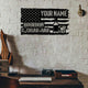 MeMate Bourbon Bar Sign for Bar Decoration, Indoor Outdoor Bar Decor, Personalized Metal Sign for Bar, Custom Name Signs for Bar, Large Metal Sign for Outside, Home Bar Gifts