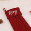 MeMate Christmas Stockings 2024, Embroidered Christmas Stocking, Personalized Christmas Stocking with Name, Custom Knitted Stockings, Family Christmas Stockings, Holiday Stockings