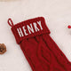 MeMate Christmas Stockings 2024, Embroidered Christmas Stocking, Personalized Christmas Stocking with Name, Custom Knitted Stockings, Family Christmas Stockings, Holiday Stockings