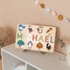 MeMate Custom Baby Puzzle, Personalized Baby Name Puzzle with Birds, Educational Gift for Learning Bird Animal, Unique Baby Gifts