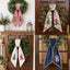 Personalized Christmas Wreath Sash, Custom Monogram Embroidery, 54x5 in - Xmas 06 — photo 3