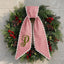 Personalized Christmas Wreath Sash, Custom Monogram Embroidery, 54x5 in - Xmas 10 — photo 4