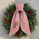 Personalized Christmas Wreath Sash, Custom Monogram Embroidery, 54x5 in - Xmas 10 — photo 4