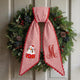 Personalized Christmas Wreath Sash, Custom Monogram Embroidery, 54x5 in - Snowman — photo 1