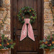 Personalized Christmas Wreath Sash, Custom Monogram Embroidery, 54x5 in - Xmas 10 — photo 7