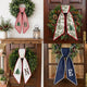 Personalized Christmas Wreath Sash, Custom Monogram Embroidery, 54x5 in - Pine Tree — photo 3