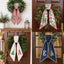 Personalized Christmas Wreath Sash, Custom Monogram Embroidery, 54x5 in - Ribbon & Christmas Tree — photo 2