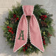 Personalized Christmas Wreath Sash, Custom Monogram Embroidery, 54x5 in - Xmas 01 — photo 4