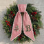 Personalized Christmas Wreath Sash, Custom Monogram Embroidery, 54x5 in - Xmas 05 — photo 1