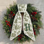 Personalized Christmas Wreath Sash, Custom Monogram Embroidery, 54x5 in - Xmas 01 — photo 5
