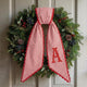 Personalized Christmas Wreath Sash, Custom Monogram Embroidery, 54x5 in - Xmas 01 — photo 1