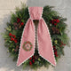 Personalized Christmas Wreath Sash, Custom Monogram Embroidery, 54x5 in - Xmas 12 — photo 3