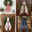 Personalized Christmas Wreath Sash, Custom Monogram Embroidery, 54x5 in - Colorful Christmas Tree — photo 2
