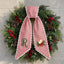 Personalized Christmas Wreath Sash, Custom Monogram Embroidery, 54x5 in - Christmas Candle — photo 4