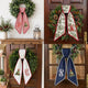 Personalized Christmas Wreath Sash, Custom Monogram Embroidery, 54x5 in - Christmas Tree — photo 2