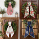 Personalized Christmas Wreath Sash, Custom Monogram Embroidery, 54x5 in - Xmas 08 — photo 3