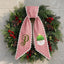 Personalized Christmas Wreath Sash, Custom Monogram Embroidery, 54x5 in - Santa Claus & Tree — photo 4