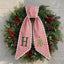 Personalized Christmas Wreath Sash, Custom Monogram Embroidery, 54x5 in - Colorful Christmas Tree — photo 4