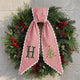 Personalized Christmas Wreath Sash, Custom Monogram Embroidery, 54x5 in - Colorful Christmas Tree — photo 4