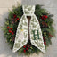 Personalized Christmas Wreath Sash, Custom Monogram Embroidery, 54x5 in - Xmas 09 — photo 6