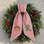 Personalized Christmas Wreath Sash, Custom Monogram Embroidery, 54x5 in - Xmas 02 — photo 5