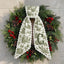 Personalized Christmas Wreath Sash, Custom Monogram Embroidery, 54x5 in - Colorful Christmas Tree — photo 6