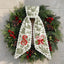 Personalized Christmas Wreath Sash, Custom Monogram Embroidery, 54x5 in - Xmas 04 — photo 1