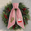 Personalized Christmas Wreath Sash, Custom Monogram Embroidery, 54x5 in - Snowman — photo 4