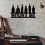 MeMate Wine Bar Sign for Bar Decoration, Indoor Outdoor Bar Decor, Personalized Metal Sign for Bar, Custom Name Signs for Bar, Large Metal Sign for Outside, Home Bar Gifts