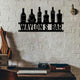 MeMate Wine Bar Sign for Bar Decoration, Indoor Outdoor Bar Decor, Personalized Metal Sign for Bar, Custom Name Signs for Bar, Large Metal Sign for Outside, Home Bar Gifts