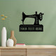 MeMate Sewing Room Sign 5 Sizes for Home Decor, Quilting Room Decoration, Personalized Sewing Room Door Signs, Custom Sewing Room Décor for Women, Retro Style Craft Room, Vintage Plaque for Sewing Room