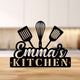 MeMate Kitchen Sign, Personalized Metal Name Signs, Custom Kitchen Sign for Indoor Kitchen Home Wall Décor, Kitchen Signs for Home Decor, Housewarming Gift for Mom Wife Grandmother Friend Family