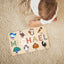 MeMate Custom Baby Puzzle, Personalized Baby Name Puzzle with Birds, Educational Gift for Learning Bird Animal, Unique Baby Gifts