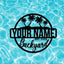 MeMate Backyard Paradise Sign, Patio Sign Outdoor Decor, Personalized Name Metal Sign for Backyard, Custom Name Signs for Backyard, Large Metal Sign for Outside, Housewarming Gifts…