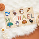 MeMate Custom Baby Puzzle, Personalized Baby Name Puzzle with Birds, Educational Gift for Learning Bird Animal, Unique Baby Gifts